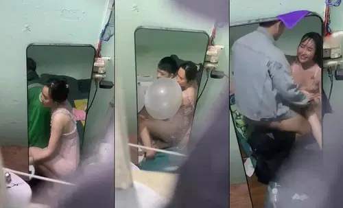 Chị hàng xóm và anh grab may mắn bú bóng xong bú luôn chị